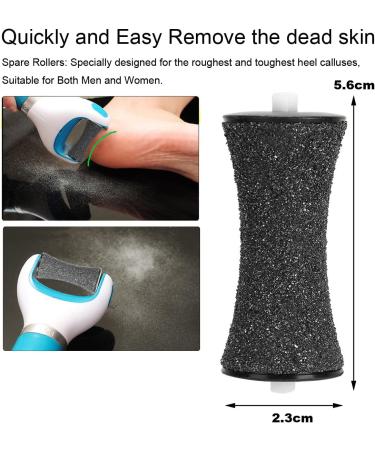 6 Pack Concave Shape Extra Coarse Roller Refills for Amope Pedi Electronic Foot File - Buy Online on GoSupps.com