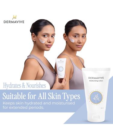 Dermavive Oatmeal Moisturizing Lotion for Dry Sensitive Skin Colloidal Oatmeal pH-Balanced Hydrating Face & Body Moisturizer For Kids Teens & Adults 120ml (4.05 fl oz) 4.05 Fl Oz (Pack of 1) - Buy Online on GoSupps.com