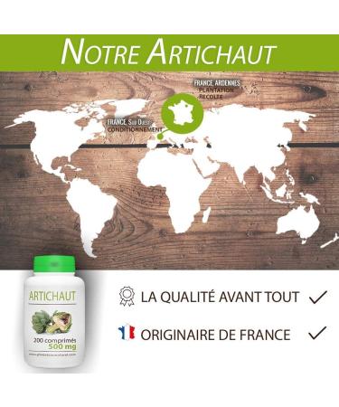 Artichoke - 500 mg - 200 tablets - Buy Online on GoSupps.com