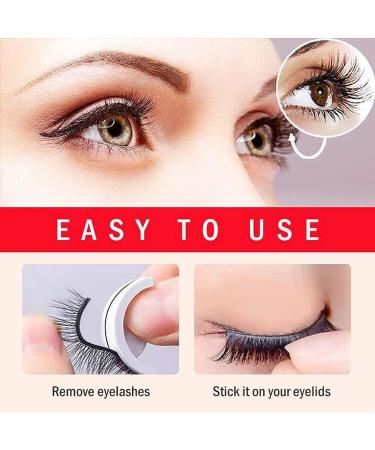 Reusable Self Adhesive False Eyelashes - Natural, Glue-free, Reversible Pairs (L01) - Buy Online on GoSupps.com