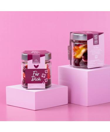 naschlabor 120g Gift Jar for You Fruit Candy Gift for Love Gift for Love Gift for Partner Mix Fruit Gum Mix Mother's Day Valentine's Day - Buy Online on GoSupps.com