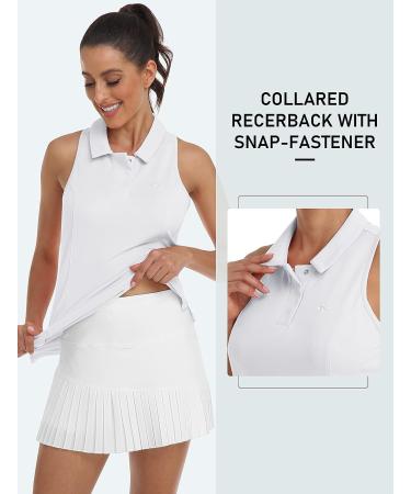 MoFiz Women's Sleeveless Golf Polo Shirt - White Camo - Medium - Buy Online on GoSupps.com