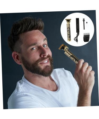 Ipetboom Electric Clippers Hair Cutting Clippers Electric Clipper for Barber Hair Styling Tool Barber Trimmer Hair Trimmers Cordless Clippers T9 Barber Aluminum Alloy Oil Head Golden - Buy Online on GoSupps.com