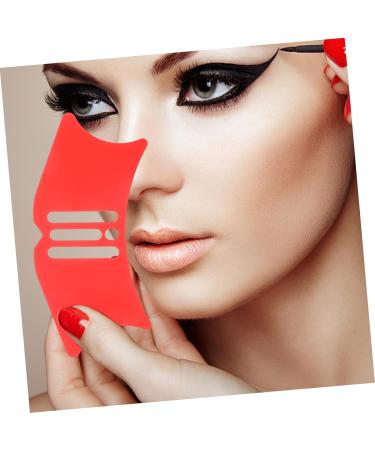 Ipetboom Eyeliner Aids Heated Lash Curler Silicone Molds Mascara Tool Aids Eyeliner Guard Miss Highlight Gel 10.3x3.8cm Red - Buy Online on GoSupps.com