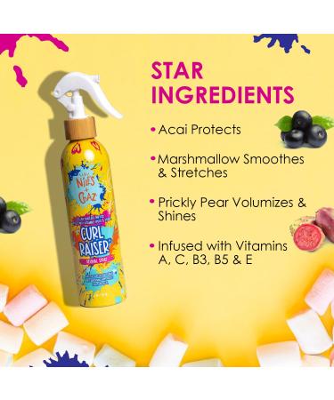 Niles and Chaz Kids Curl Refresher Bundle - Curl Refresher Spray & Gel Cream - Lightweight Reduces Frizz & Defines Curls - Paraben Silicone Sulfate Free - For Curly Coily Wavy Hair - Buy Online on GoSupps.com