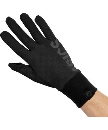 ASICS Performance Black Running Gloves - Lightweight Textile for Ultimate Comfort & Breathability - Shop Internationally - Buy Online on GoSupps.com