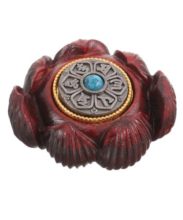 Solustrie hand exercise plate player Tibetan Buddhist pearls Small sculpture wood carvings handicrafts massage roller ball carved handicrafts hand maps office sandalwood