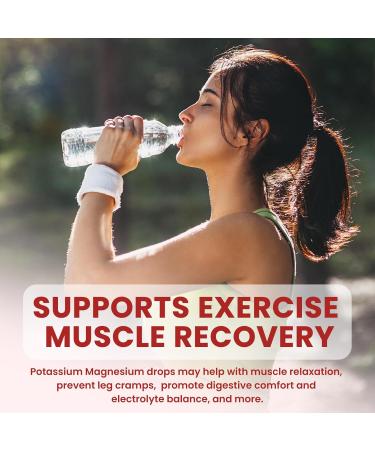 Potassium Magnesium Citrate Supplement Liquid Magnesium Citrate Drops 500mg with Ashwagandha Calcium Zinc Vitamin D3 B6 B12 CoQ10 - Support Calm & Bone & Muscle & Immune Health Vegan 2 fl oz Strawberry 2 Fl Oz (Pack  - Buy Online on GoSupps.com