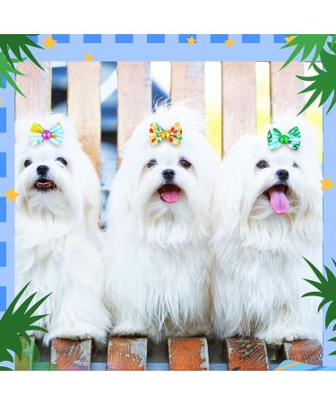 240 Pcs Summer Dog Hair Bows with Rhinestone, Holiday Dog Accessories for Pets - Fruits Theme - Buy Online on GoSupps.com