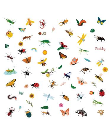 Bug Temporary Tattoos - 24 Sheets | Birthday Decorations & Party Favors with Insect Bees & Beetles Designs - Buy Online on GoSupps.com