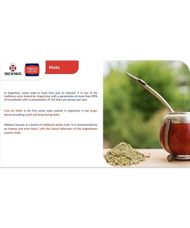 Cruz de Malta Yerba Mate 2.2 lb - Authentic South American Tea - Pack of 1 - Buy Online on GoSupps.com