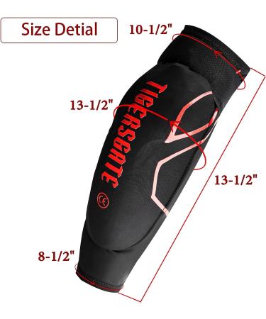 TIGERSGATE 4 Pcs Cycling Elbow and Knee Pads for Men and Women - Skating Shin Guards - Buy Online on GoSupps.com