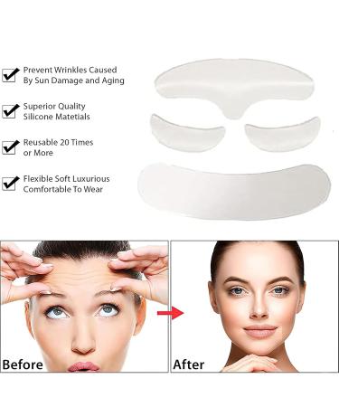 Shop Reusable Silicone Patches - Anti-Aging Under Eye Face & Forehead Wrinkles Treatment for Women - Buy Online on GoSupps.com