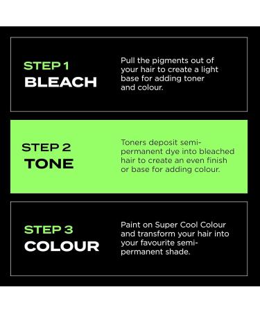 BLEACH LONDON Rose Toner Kit - Yellow Brass Removing colour Depositing Formula For Pastel Pink Base For Blonde Hair & Post Bleached Hair Vegan Cruelty Free Ammonia Free Rose 1 Count (Pack of 1) - Buy Online on GoSupps.com