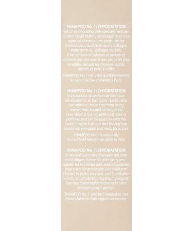 Buy DAVID MALLETT No.1 Hydration 250ml - Premium Hair Moisturizer for All Hair Types | International Shipping Available - Buy Online on GoSupps.com