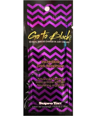 Supre Tan Go To Black Maximizer 15ML (Pack of 5) - Achieve the Deepest Darkest Tan with Advanced Tanning Technology - Hydrating and Skin-Nourishing Formula - Buy Online on GoSupps.com