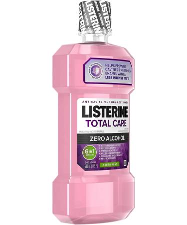 Listerine Total Care Alcohol-Free Anticavity Mouthwash - 6 Benefits, Fluoride, Fresh Mint Flavor - 500 mL (Pack of 1) - Buy Online on GoSupps.com