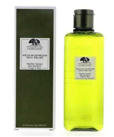 ORIGINS Dr. Andrew Weil for Origins Mega-Mushroom Skin Relief Micellar Cleanser 200 ml. New !!