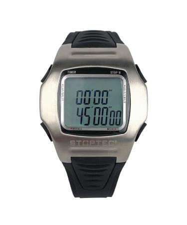 Stoptec referee watch RW-100 |Referee Watch |1-99 minutes of play time |Play time interruption |Clock mode & alarm |Stopping function |10 memory
