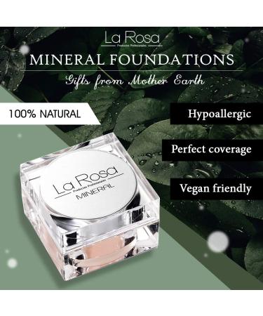 Buy La Rosa Mineral Foundation No.55 Almond | Natural Coverage & Long-Lasting | International Shipping Available - Buy Online on GoSupps.com