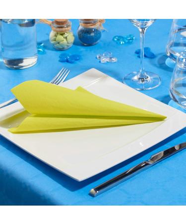 Le Napage Anise Green 40 Napkins - Tex Touch 38x38 cm FSC Cellulose Wadding - Eco-Friendly Tableware - Buy Online on GoSupps.com