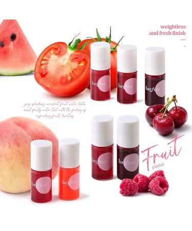 Bayfree Lip Tint Stain Set - Long Lasting Matte Finish Lip Makeup (Fruit Platter) - Buy Online on GoSupps.com