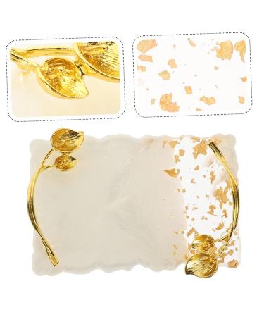 Resin Nail Art Palette - White Nail Polish Tray & Manicure Accessory for Creative Nail Design | 11.1x7.3cm - Buy Online on GoSupps.com