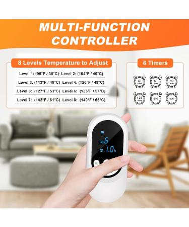 Electric Heated Foot Warmers for Men and Women | Foot Heating Pad 16.5 - Buy Online on GoSupps.com
