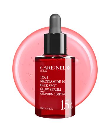 PDRN Serum TXA 5% Niacinamide 10% Pink Korean Skincare Dark Spot Hyaluronic Acid Vitamin B5 Panthenol Ceramide Uneven Skin Tone Radiant Complexion Glass Skin (30ml / 1.01 fl oz)