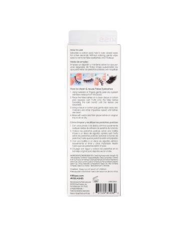 KISS Lash Purify 3-in-1 Eye Makeup Remover & Lash Cleanser - 50 ml (1.69 fl. oz.) | Gentle Formula for False Eyelashes & Sensitive Skin - Buy Online on GoSupps.com
