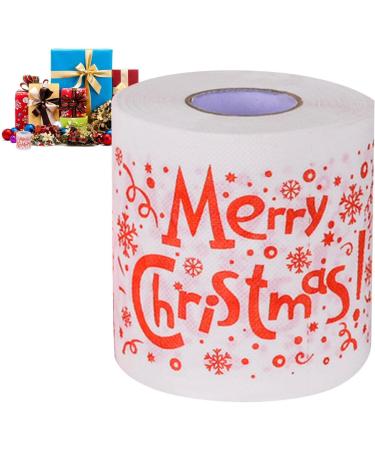 Merry Christmas Toilet Paper - 2/5 Rolls Christmas Toilet Paper Roll Santa Holiday Toilet Paper Fun Tissue Napkin Prank Novelty Colored Toilet Paper Santa Printed Paper Towels Gift - Buy Online on GoSupps.com