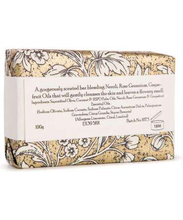 Clovelly Soap Co Natural Handmade Neroli & Rose Soap Bar for all Skin Types 100g - Buy Online on GoSupps.com
