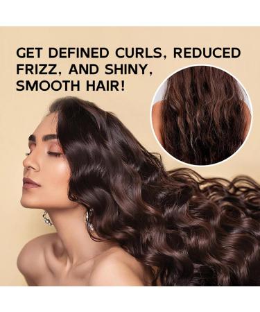  Mimoqk Curl Cream Curl Enhancer Hydrating Castor Oil Frizz Control Styling Formula Nourishing Conditioning Repair Strengthening Softening 3.53oz Product for Wavy Curly Hair - Buy Online on GoSupps.com