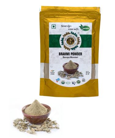 Brahmi Leaf Powder 114g Natural & Chemical-Free Herbal Powder | THE GREEN HERBS - Bacopa Monnieri for Health & Wellness - Buy Online on GoSupps.com