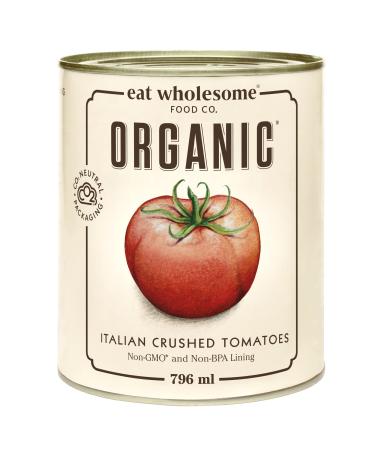 Eat Wholesome Organic Italian Crushed Tomatoes 796 ml (Pack of 12)