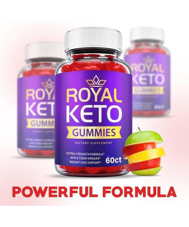 Royal Keto Gummies 1000mg ACV with Beet Root Juice - Vegan Formula with Vitamin B12 - 60 Gummies - Buy Online on GoSupps.com
