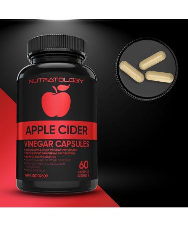 Keto Friendly Apple Cider Vinegar Capsules - 1000MG Apple Cider Vinegar & 40MG Cayenne Pepper Per 2 Cap Serving (500MG ACV Per Cap)- Formulated For Improved Digestive Health - 60 Capsules 60 count (Pack of 1) - Buy Online on GoSupps.com