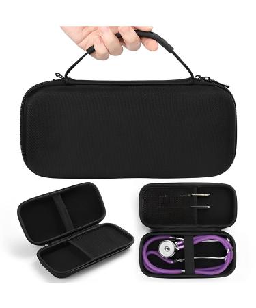 AMSAMOTION Stethoscope Case For 3M Littmann Classic III Lightweight II S.E MDF Acoustica Deluxe Dual Head Cardiology IV Stethoscope Holder Pocket for Nurse Accessories for Work Hard Travel Case Bag - Buy Online on GoSupps.com