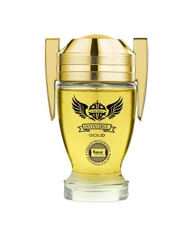 Hybrid & Company Invincible Gold For Men Pour Homme Eau De Toilette Natural Spray 3.4FL.OZ - Buy Online on GoSupps.com