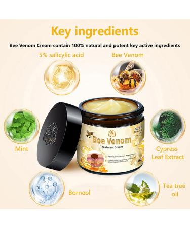 Bee Venom Skin Treatment Cream Bee Venom Cream Effectively reduces all types of skin blemishes(1PC) - Buy Online on GoSupps.com