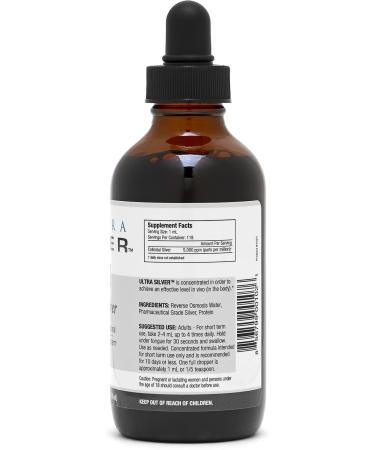 Buy Ultra Silver Colloidal Silver 5 000 PPM - 4 Oz Mineral Supplement | True Colloidal Silver with Dropper - International Shipping Available - Buy Online on GoSupps.com
