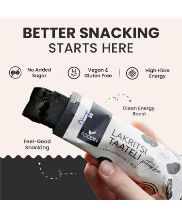  FOODIN Foodin Date and Licorice Bar 35g - Buy Online on GoSupps.com
