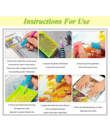 Gnome Truck Diamond Painting Kit 12X12inch - 5D Full Round Drill for Adults & Kids - DIY Diamond Art Crafts - Flower Home Wall Decor - Diamond Dots Painting with Gemstones - Buy Online on GoSupps.com