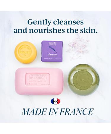 Provence Sante Luxury French Cleansing Bar - Moisturizing Shea Butter - Triple-milled Linden Fragrance 2.7oz (Pack of 6) - Buy Online on GoSupps.com