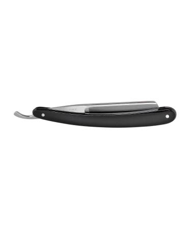DOVO Razor Bes. Quality - Black Acrylic 6/8 Round Head Carbon Steel Full Hollow Grind | Premium Shaving Tool - Buy Online on GoSupps.com