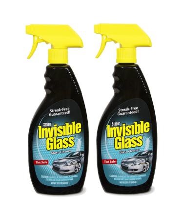 Invisible Glass 92164-2PK 22-Ounce Premium Glass Cleaner and Window Spray for Auto and Home Provides a Streak-Free Shine on Windows, Windshields, and Mirrors is Residue and Ammonia Free and Tint Safe 22 Fl Oz (Pack of 2)