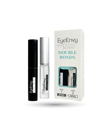 EyeEnvy Bond and Seal Cluster Eyelash Glue for Sensitive Eyes Hypoallergenic DIY At Home 2 Week Strong Long Lasting Individual Lash Adhesive Easy Removal