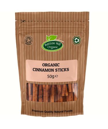 Organic Ceylon Cinnamon Sticks 50g by Hatton Hill Organic - Buy Online on GoSupps.com