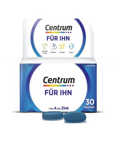 Centrum for him 60 hours - high -quality nutritional supplements especially for men for daily complete care with micronutrients - Buy Online on GoSupps.com
