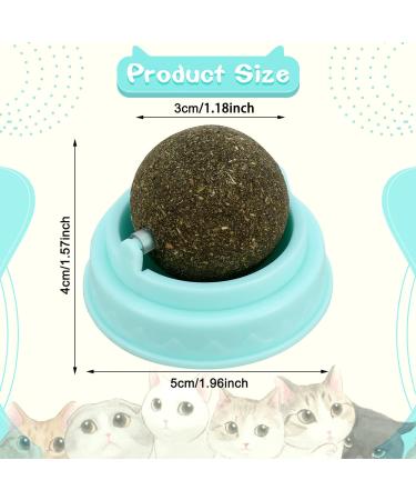 Xinstroe 4 Pack Catnip Balls Toys - Rotating Wall Catnip Balls for Engaging Cat Play | Shop Internationally - Buy Online on GoSupps.com